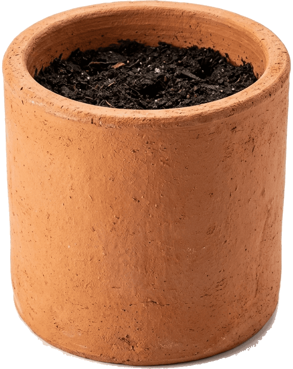 Classic terracotta pot, image 1